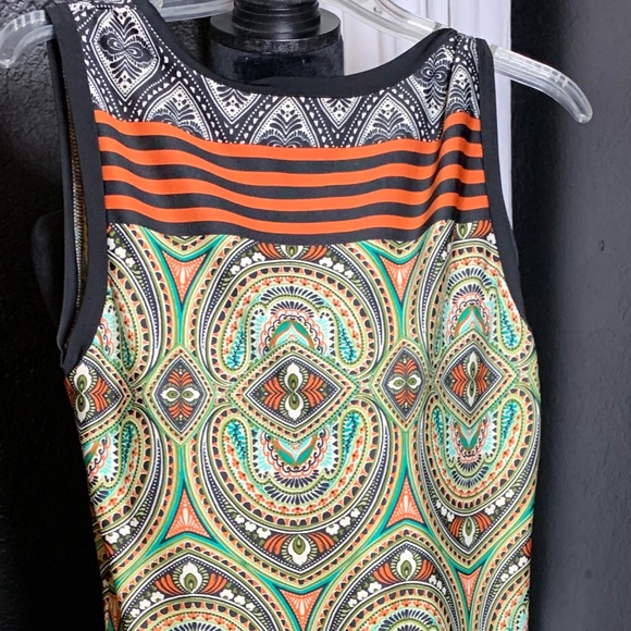 Vintage MCM 70’s, boho, groovy, mod, retro, very Much a Vibe dress - Picture 5 of 11